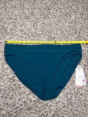 Calia Core Mid-Rise Swim Bottom Sea Green XL WSA15401SP25 NWT